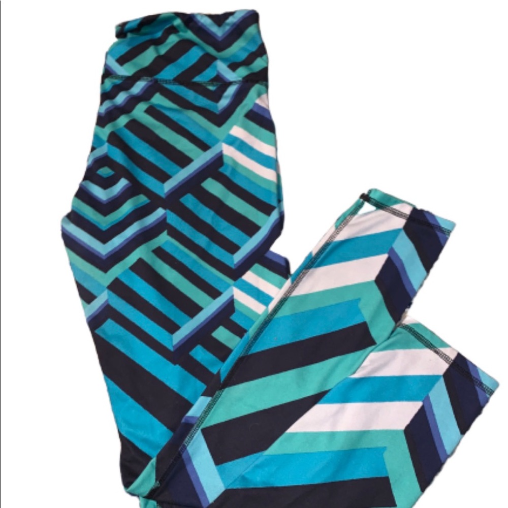 Champion blue pattern leggings